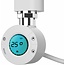 Handtuchheizkörper elektrisch mit Digitalthermostat - Heizkörper Bad - 1200 × 500 mm - Weiß - 500 Watt