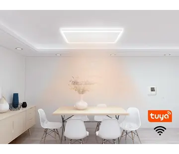 Byecold Infrarot Heizung Byecold-HL Serie Wifi-Infrarot-Panel mit LED-Beleuchtung 63 x 128 cm 840Watt