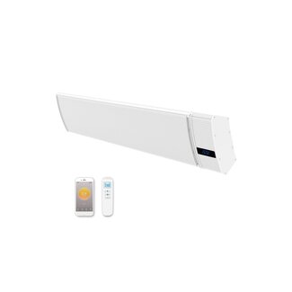 Quality Heating Infrarot-Terrassenstrahler Whitewarm Wifi 1800 - 2400Watt