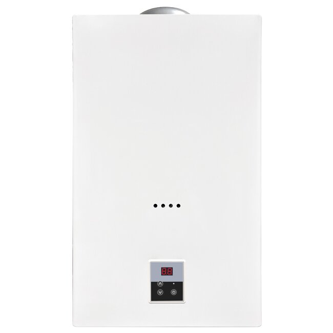 EcoTherm Elektronischer Geysir Digital 14L Low Nox Propan offene Kammer