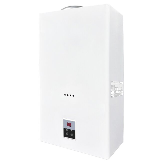 EcoTherm Elektronischer Geysir Digital 14L Low Nox Propan offene Kammer