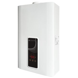 Quality Heating EcoTherm Elektronischer Geysir 230V Digital 13L Low Nox Propan geschlossene Kammer