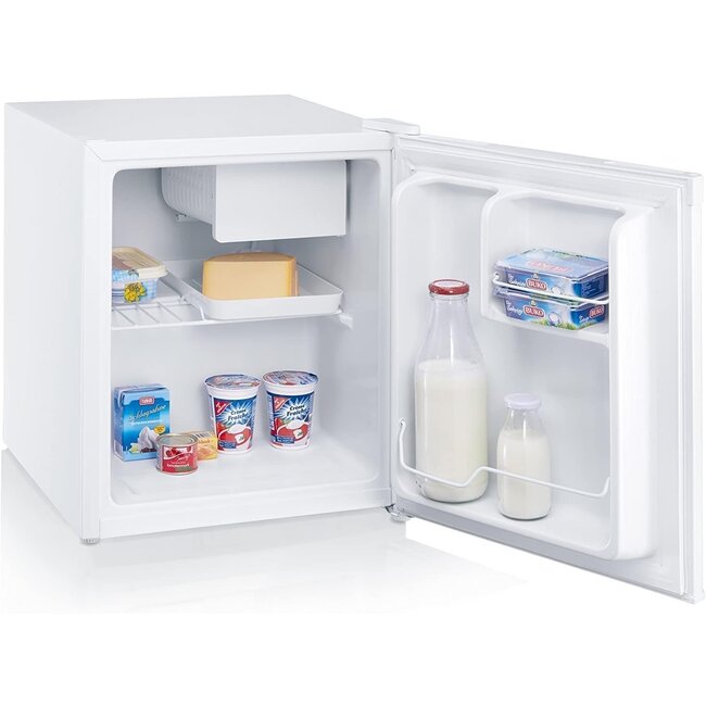 Nurion Mini-Kühlschrank - 40L - Kleiner Kühlschrank - Freistehend - Kompakt - Weiß