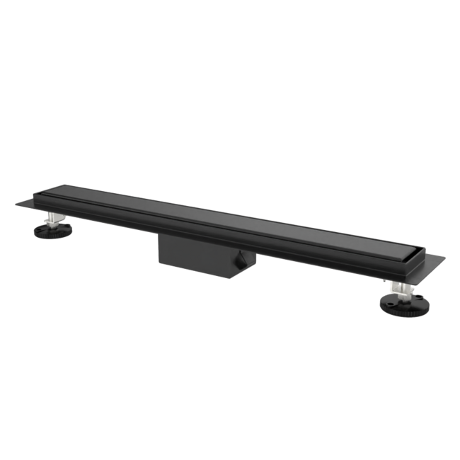 Astrisdrain Duschrinne komplett mit Flansch und geschlossenem Gitterrost