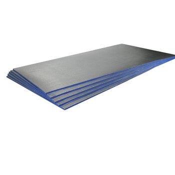 Isolierung unter einer elektrischen Fußbodenheizung