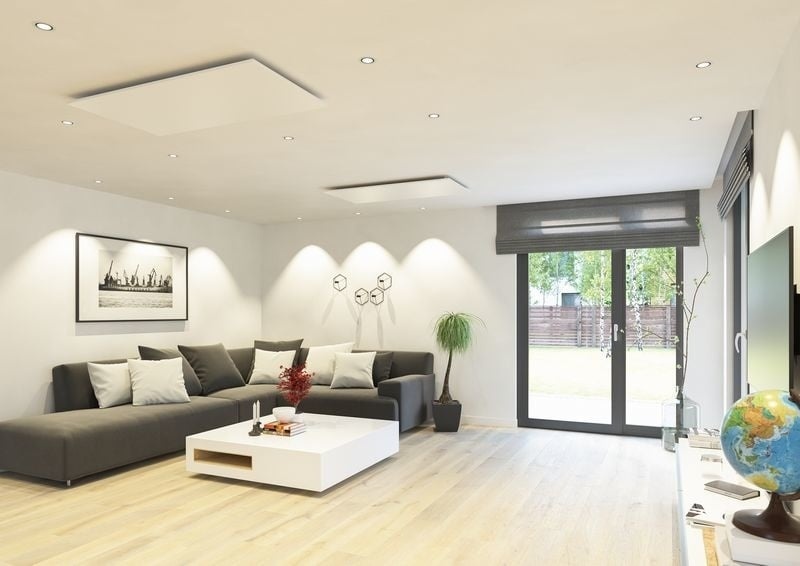 Infrarotheizung Wohnzimmer und Schlafzimmer