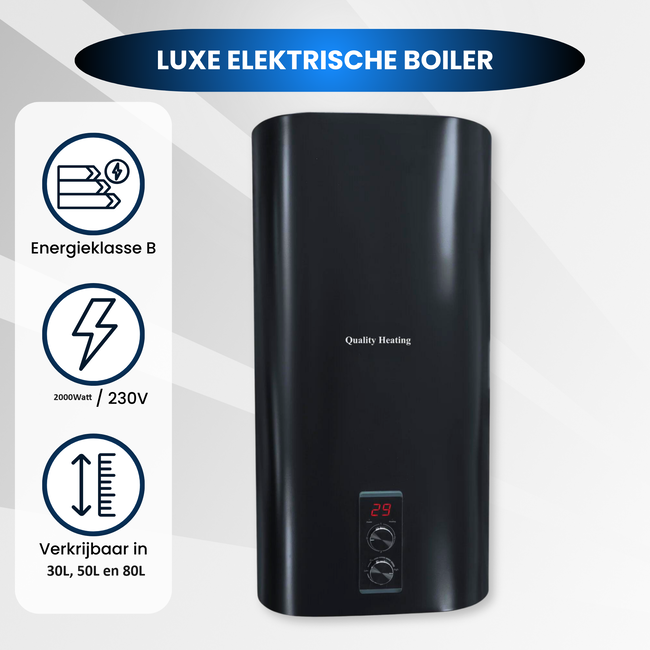 80 Liter QH Dual-Tank Elektroboiler mit digitaler Steuerung