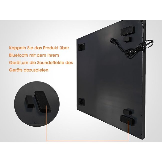 Byecold Infrarot-Kamin LCD 1700Watt Deluxe