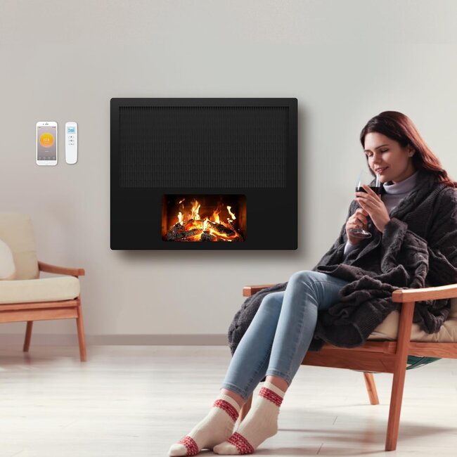 Byecold Infrarot-Kamin LCD 1700Watt Deluxe