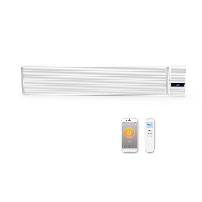 Infrarood terrasverwarmer Whitewarm Wifi 1800 - 2400Watt