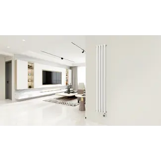 Elektrische radiator verticaal wit Calysta 1000Watt