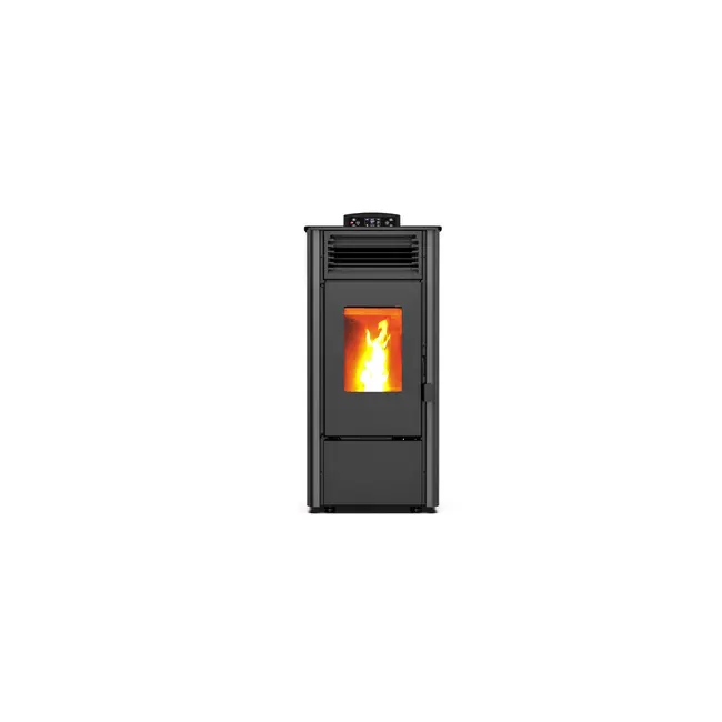 Pelletkamin - 7.7 kW 70-80 m² - 5 Stufen - Timer - CR12