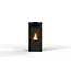 Pelletkamin - 9,6 kW 80 -90 m² - 5 Stufen - Timer - KM1009A - Schwarz