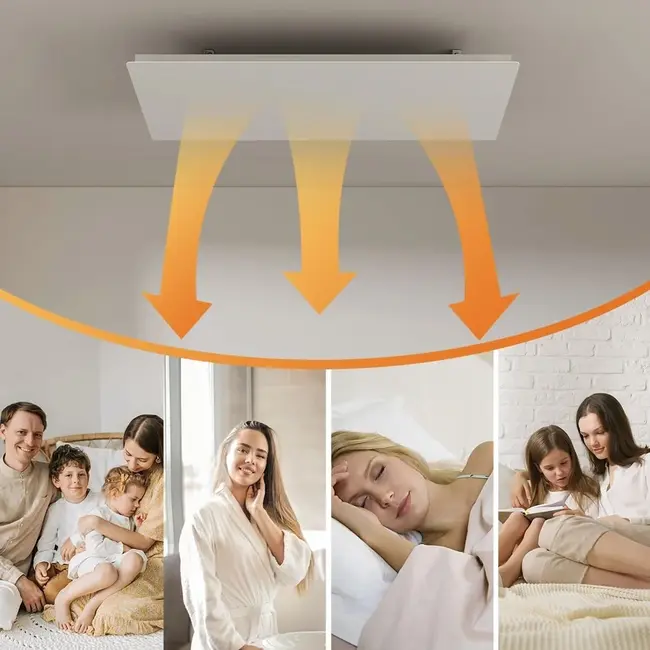 QH-ThermoAura Serie WLAN-Infrarotpaneel 1900 Watt 87x62 cm