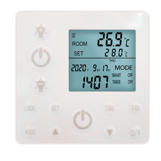 QH-InfraGlow Serie Infrarotpanel mit LED-Beleuchtung 67x68 cm 1250 Watt