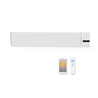 Quality Heating Infrarot Terrassenheizer Whitewarm Wifi 1800 - 2400Watt