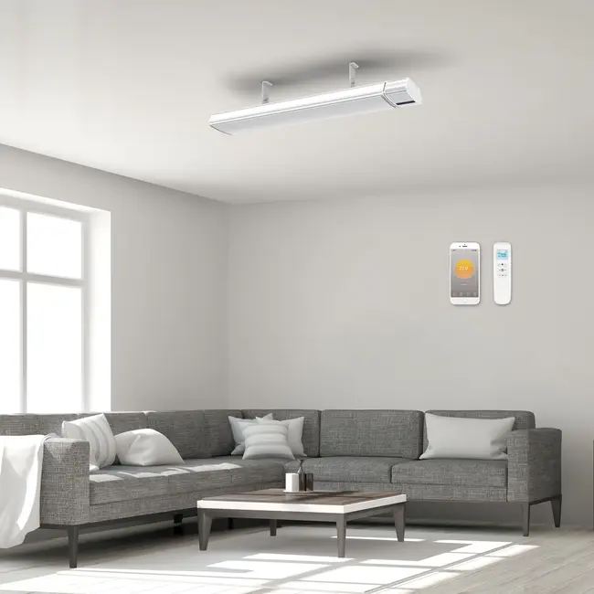 Infrarot Terrassenheizer Whitewarm Wifi 1800 - 2400Watt