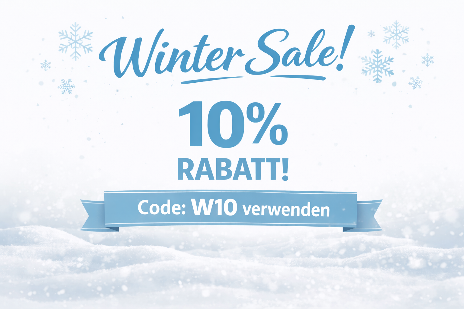 Winter Sale 10 % Rabatt