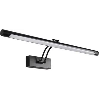 Nurion Spiegellampe LED-Beleuchtung schwarz einstellbar