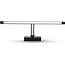 Spiegellampe LED-Beleuchtung schwarz einstellbar