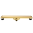 SolarDrain Duschrinne komplett mit festem Flansch und geschlossenem Rost