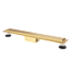 SolarDrain Duschrinne komplett mit festem Flansch und geschlossenem Rost