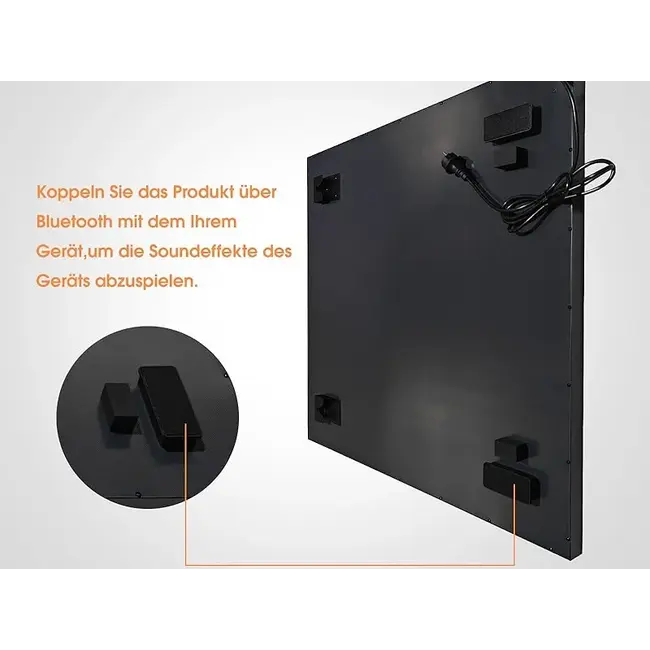 Evolux Infrarotpaneel Kamin-LCD 1700 Watt