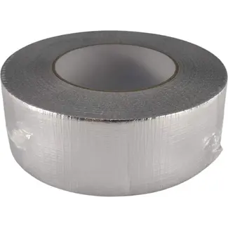 Aluminiumbandrolle mit 5 cm Breite und 50 m Länge.