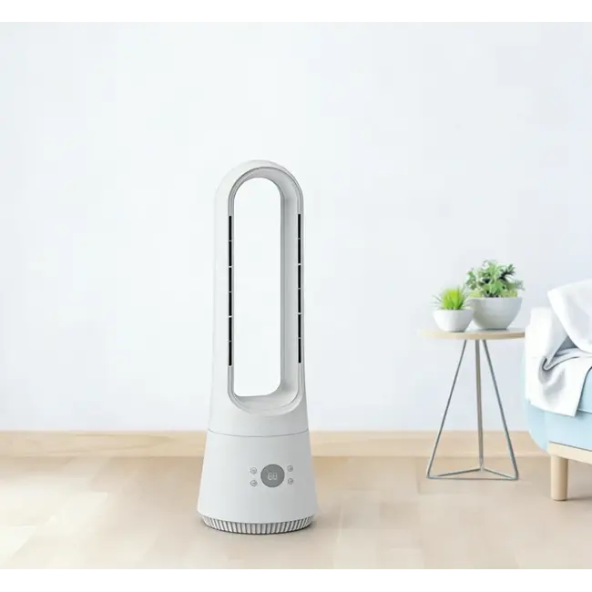 Design-Standventilator mit Fernbedienung, Timer und Aromafunktion