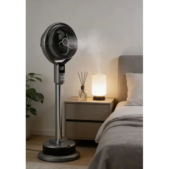 Nebelventilator mit Fernbedienung, Timer und Luftbefeuchter
