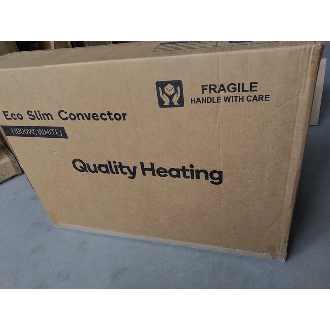 Zweitware - Quality Heating - Eco Slim Wifi weiß - Eco Slim - 61,5 x 5 x 40 cm - 1000 Watt