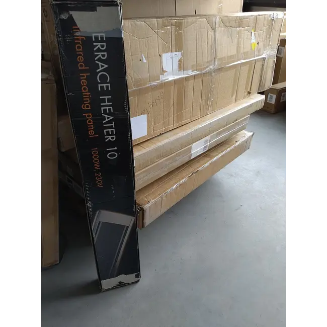 Zweite Wahl - Infrarot-Terrassenheizung Ecosun 1000 - 1500 Watt - Infrarot-Terrassenheizung Ecosun 1000 Watt