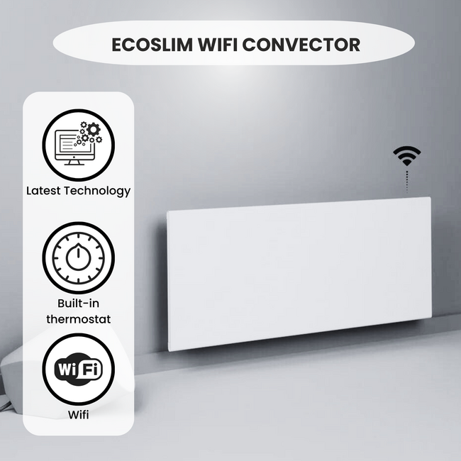 Qualität Heizung - Eco Slim Wifi weiß