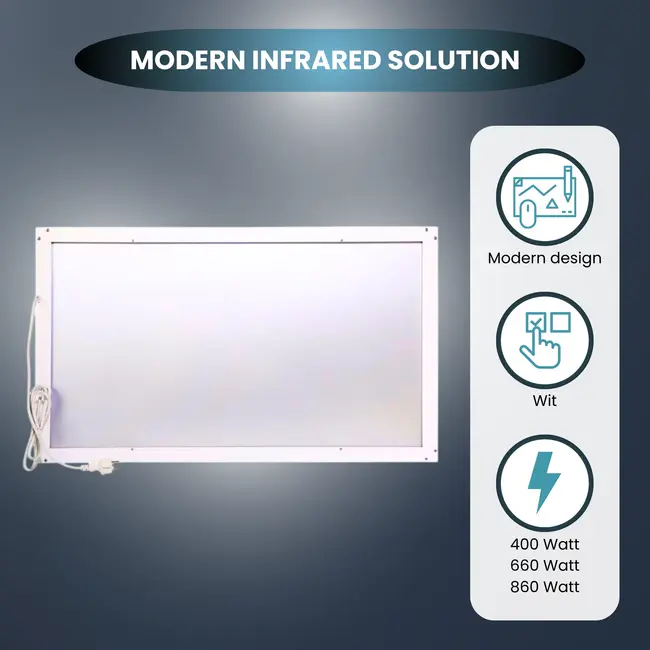QH-H4 Exclusive Serie Infrarotpanel 60 x 105 cm - 660 Watt