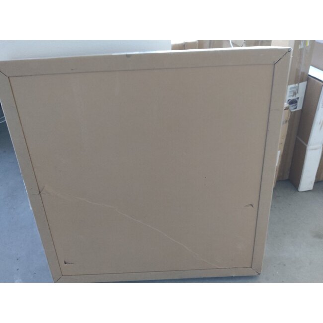 Zweite Chance - Spiegel rund 80 cm mit goldenem Rahmen, LED-Beleuchtung und Anti-Beschlag - Standard