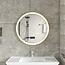 Zweite Chance - Smart-Spiegel rund 60 cm mit goldenem Rahmen, LED-Beleuchtung, Anti-Beschlag und WLAN - Standard