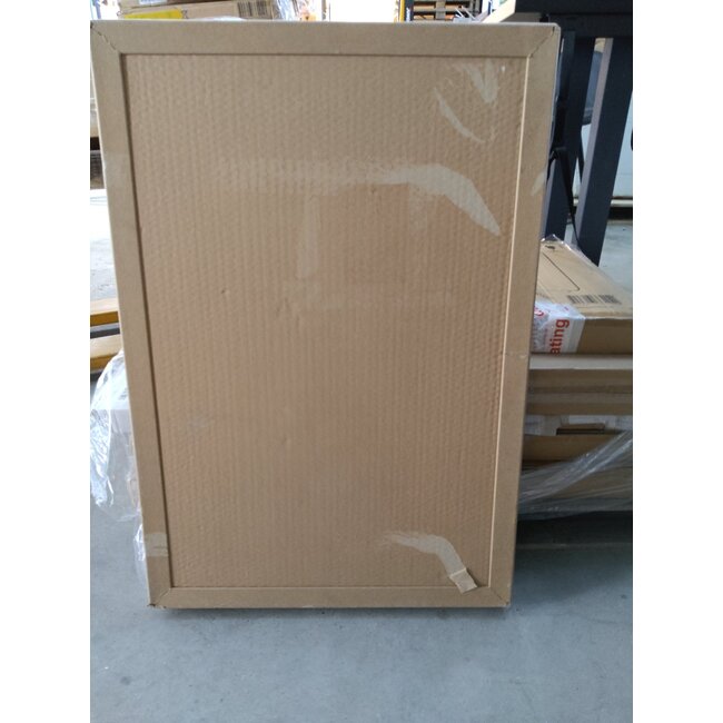 Zweite Chance - Asymmetrischer Spiegel mit organischer LED-Beleuchtung und Anti-Beschlag, 90 cm breit und 60 cm hoch - Standard