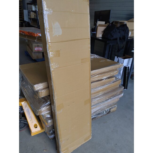 Zweite Chance - Vertikaler elektrischer Heizkörper weiß Calysta 1000 Watt - Standard