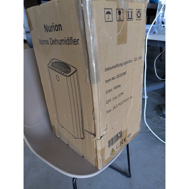 Zweite Chance - Smarter kompakter Luftentfeuchter 12 Liter WLAN mit Aktivkohlefilter - Default