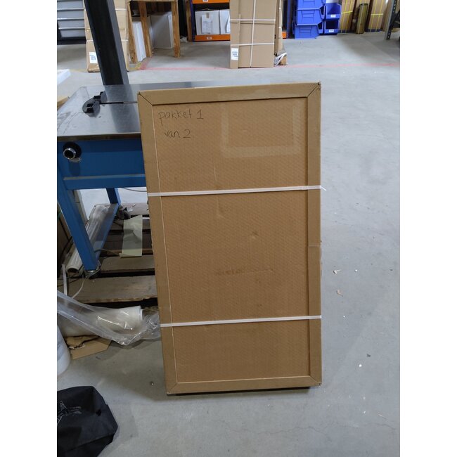 Zweite Chance - Spiegel mit LED halboval 50 x 100 cm - Standard
