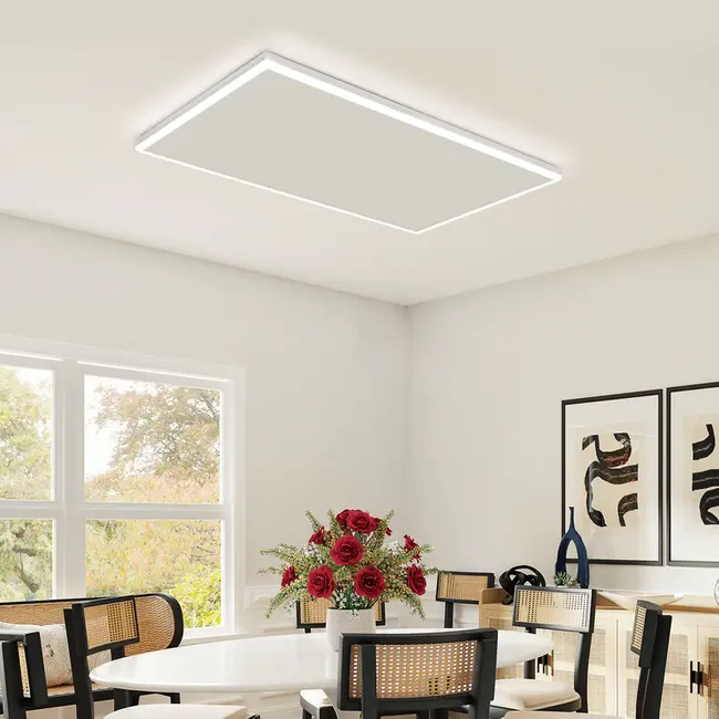 Zweite Chance - QH-HL-Serie Infrarotpaneel mit LED-Beleuchtung 63 x 65,5 cm 400 Watt - Standard