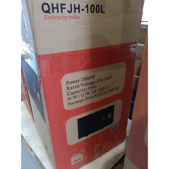Zweite Chance - 100 Liter QH dual Bodenmontage elektrischer Boiler mit digitaler Bedienung - 100Liter
