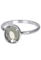 IXXXI IXXXI Glam Oval ring Silver