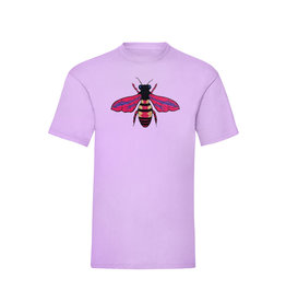 Pinned By K Pinned By K T-Shirt Big Fuchsia Bee Lilac