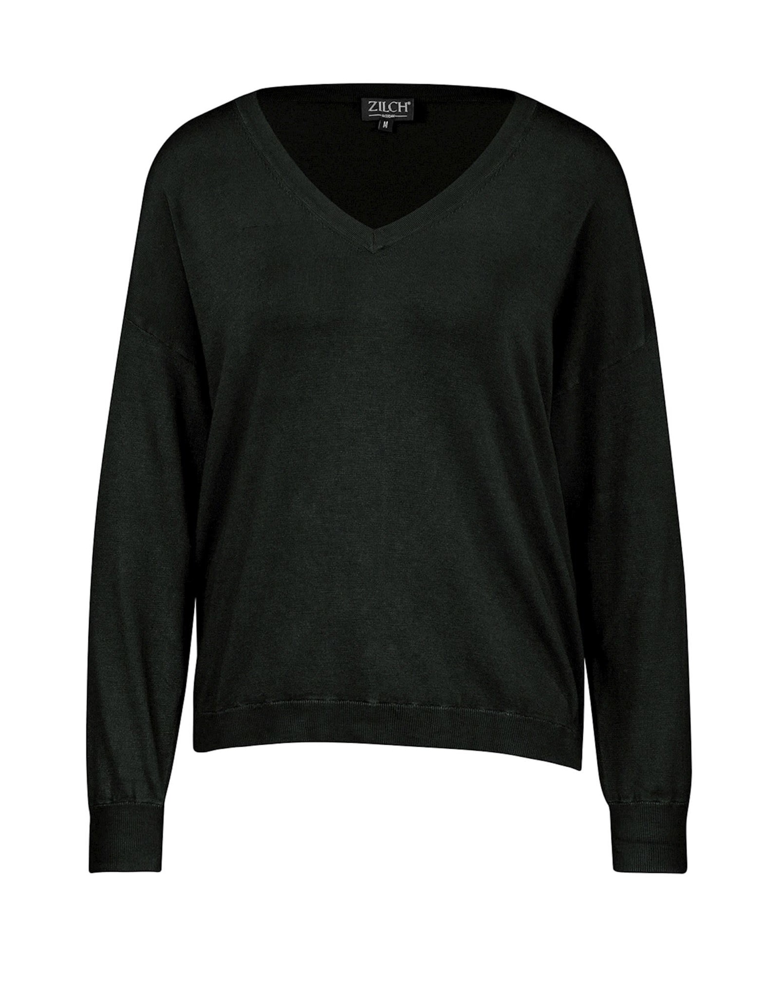 Zilch Sweater V Neck Black Bazus