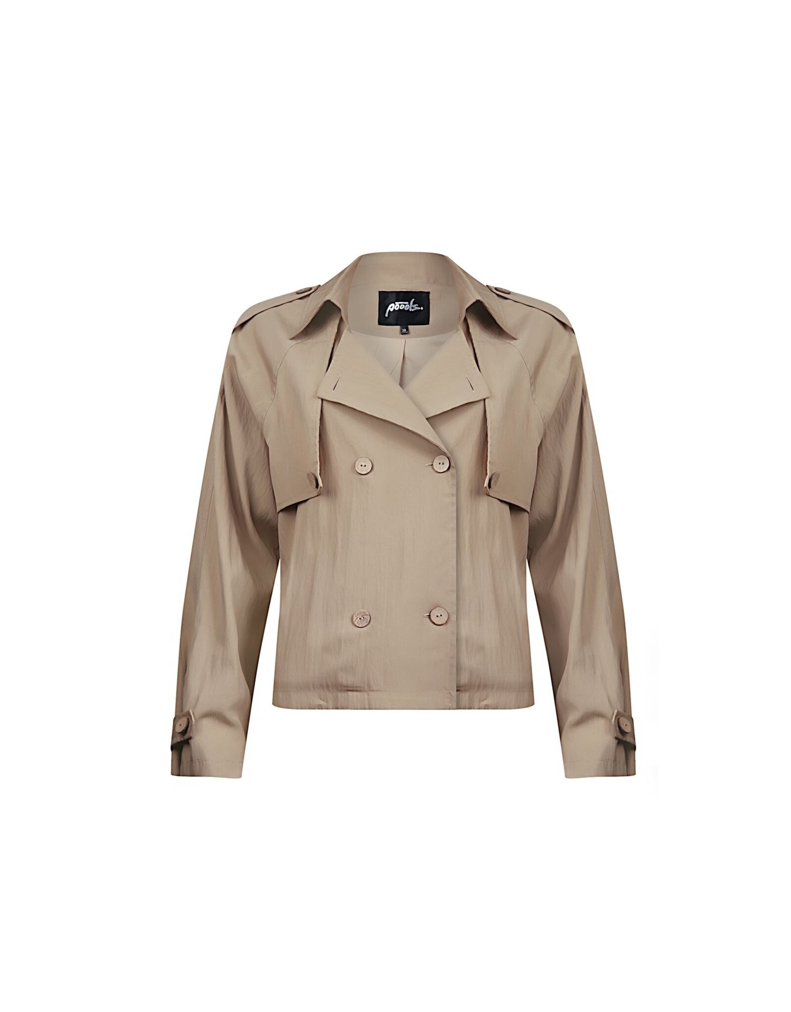 Poools Trenchcoat Short Biscuit Poools
