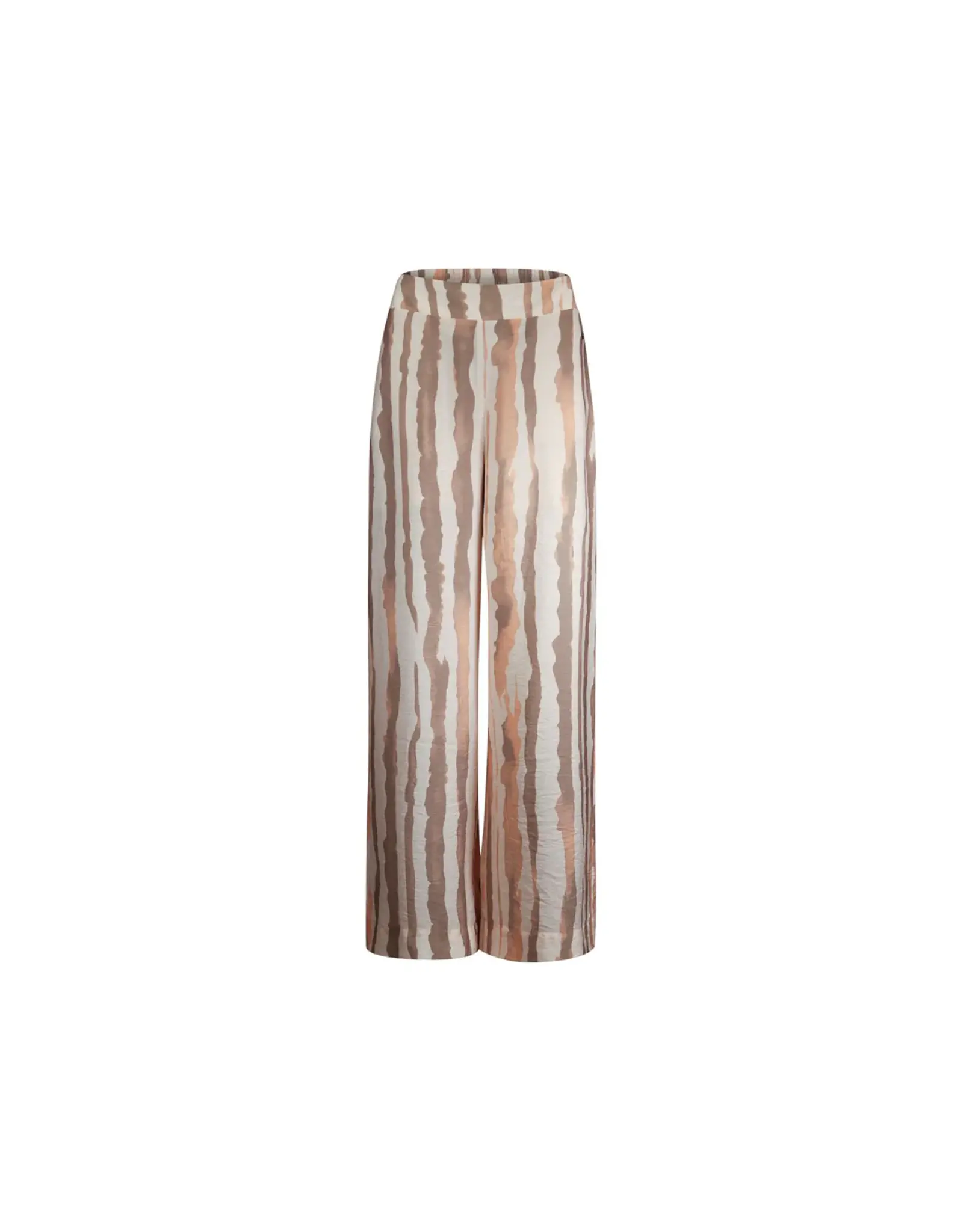 Poools Pant Print Cream Apri poools