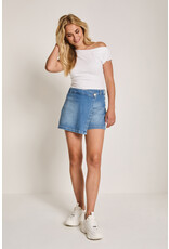 Para Mi Ella Skort Dailey Denims Summer Bleu