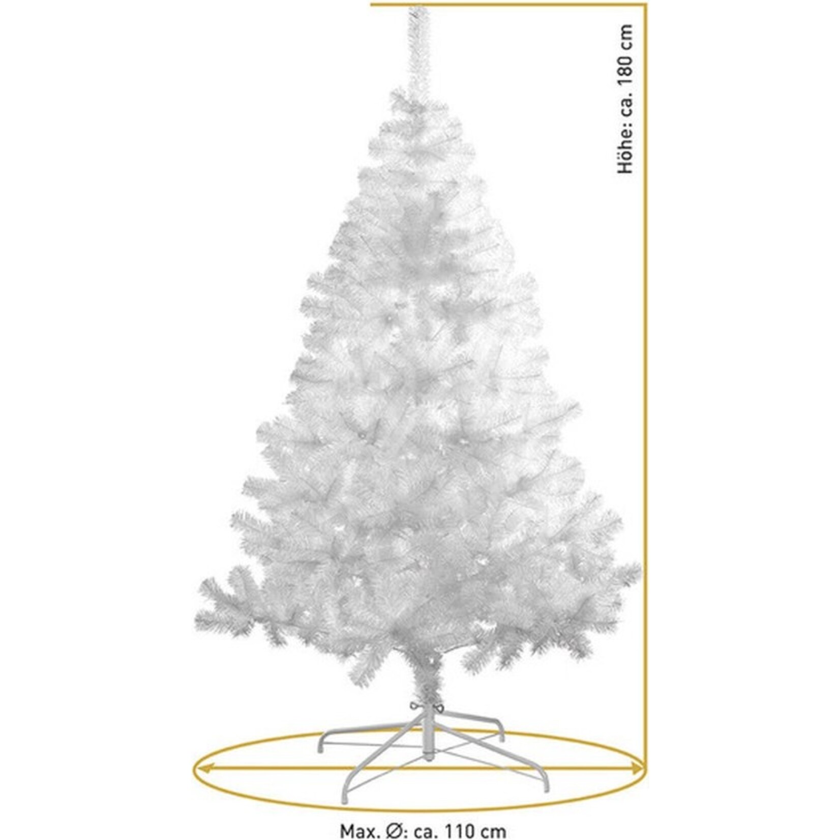 AG 180cm Kunstkerstboom 550 flexibel te vormen takken - zeer dicht takkenstelsel - 1 taksoort - eenvoudige opbouw zonder gereedschap - onderhoudsvriendelijk en herbruikbaar - kunstkerstboom net echt - volle kerstboom