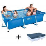 AG Store Zwembad Intex Metal Frame Pool 300x200x75 cm + afdekhoes